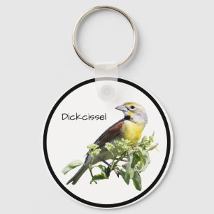 Dickcissel Bird Schlüsselanhänger