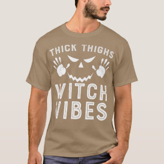 Dickdick Oberschenkel Hexe Vibes Premium T - Shirt