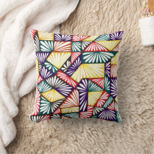 Dicke Blüten: farbenfrohe Pattern Kissen