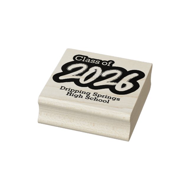 Dicke Brush-Klasse 2026 Briefmarke aus Kautschuk Gummistempel (Stempel)