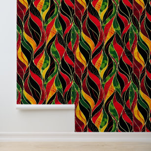 Dicke bunt-botanisches Leaf-Muster Tapete