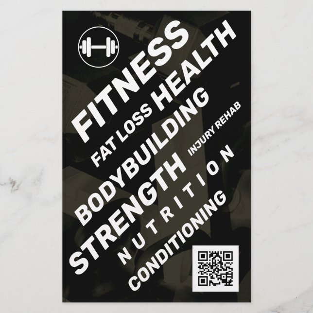 Dicke Diagonalität inspiriert durch Fitness Flyer (Vorne)