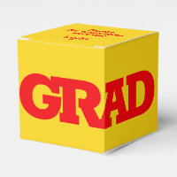 Dicke GRAD Red and Yellow Graduation Party