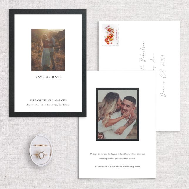 Dicke Grenze Moderne Galerie Save the Date (Von Creator hochgeladen)