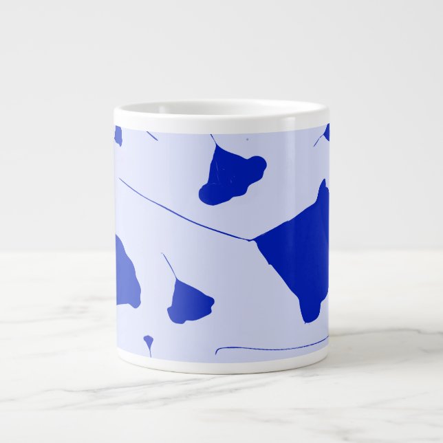 Dicke Himalaya-blaue Pappkuchen Jumbo-Kaffeetasse Jumbo-Tasse (Vorderseite)