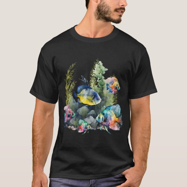 Dicke Katzenfischerei T-Shirt (Vorderseite)