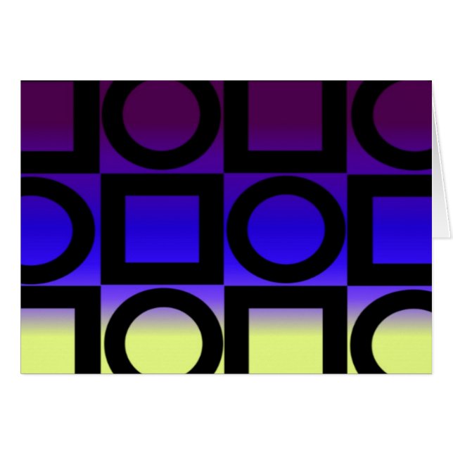 Dicke Kreise und Quadrate (Vorderseite (Horizontal))