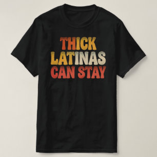 Dicke Latinas können bleiben Kurviger Latina-Sto T-Shirt