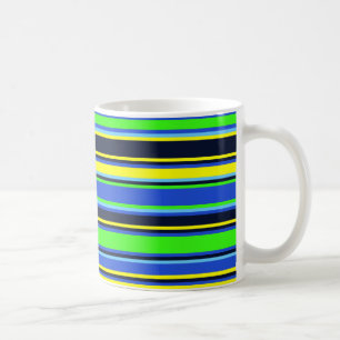 Dicke Limon gelbe gelbe Streifen Tasse