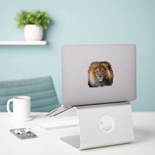 Dicke Lion Sticker Cut-out