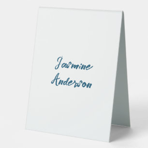 Dicke moderne Minimalistische Ozeanfarbe Tischaufsteller