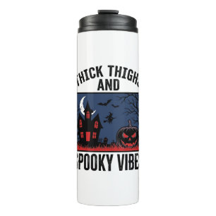 Dicke Oberschenkel Und Gruselige Vibes Halloween-S Thermosbecher