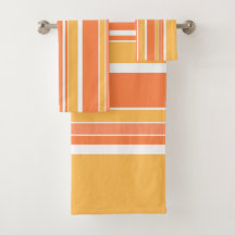 Dicke orange gelbe Streifen