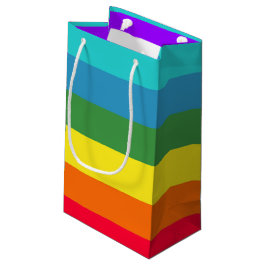 Dicke Rainbow Strip Geschenktasche Kleine Geschenktüte