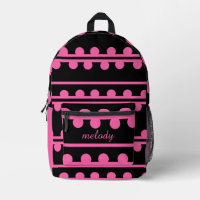 Dicke rosa Polka Linie Modernes geometrisches Must