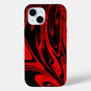 Dicke Rot- und Schwarzflamme Case-Mate iPhone Hülle