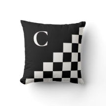Dicke Schwarz-weiße Geometrie des Monogramms