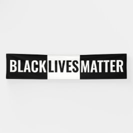 Dicke schwarze und weiße schwarze Lebensformen Banner