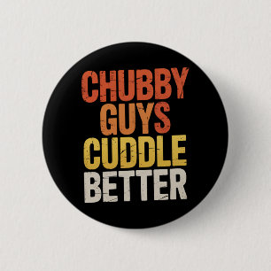 Dicke Typen kuscheln besser Gay Bear LGBTQ Stolz Button