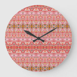 Dicke Uhr mit Aquamarin und rot