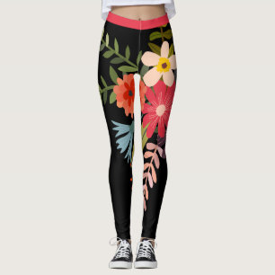 Dicke und große mehrfarbige Leggings