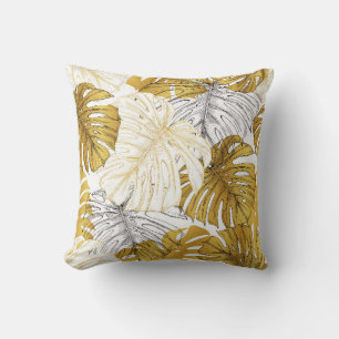 Dicken aus einer Monstera-Pflanze. Bild des Golden Kissen