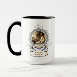 Dickens' David Copperfield Black Mug Tasse
