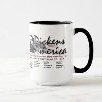 Dickens in Amerika-Tasse