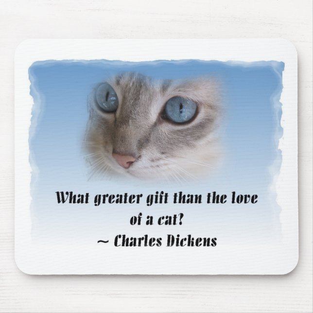 Dickens Katze Mousepad (Vorne)