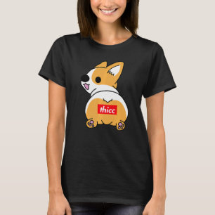 Dicker Corgi Hintern Hund Corgi Geschenk T-Shirt