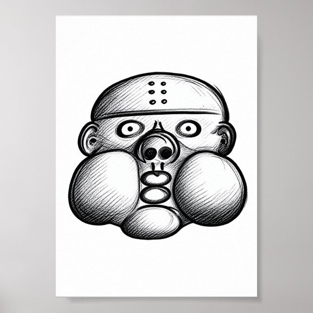Dicker Typ Poster (Vorne)