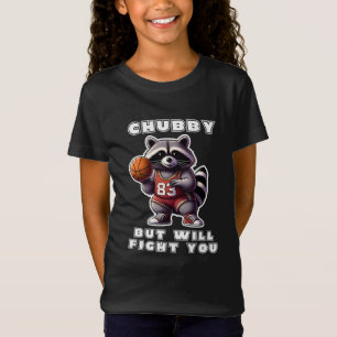 Dickes Waschbär wird dich bekämpfen Lustiges Wasch T-Shirt