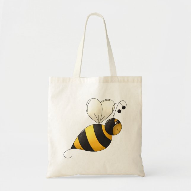 Dickflügelige Hummel Tragetasche (Vorne)