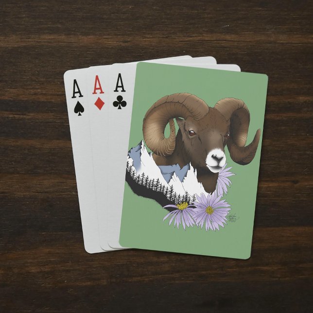 Dickhornschaf Spielkarten (Von Creator hochgeladen)