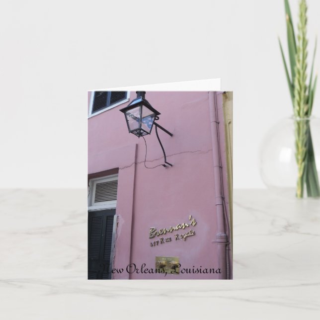 Dickie Brennans berühmte Steakhouse Karte (Vorderseite)