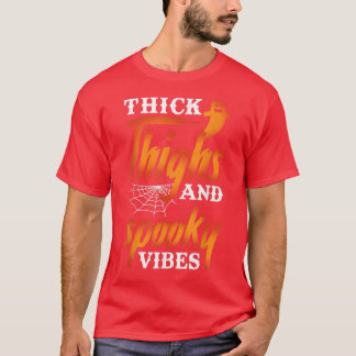 Dickige Oberschenkel und Spooky Vibes Retro Spooky T-Shirt
