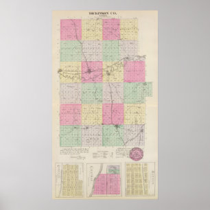 Dickinson County, Kansas Poster