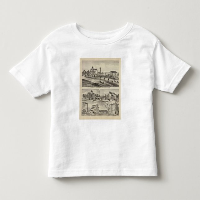 Dickinson County Wohnsitze, Kansas Kleinkind T-shirt (Vorderseite)