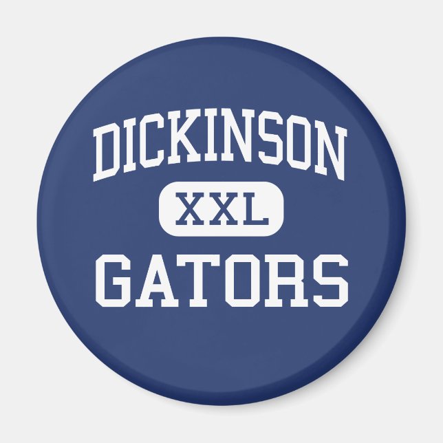 Dickinson - Gators - High School - Dickinson Texas Magnet (Vorne)