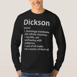 Dickson Definition Familienname Geburtsdatum T-Shirt