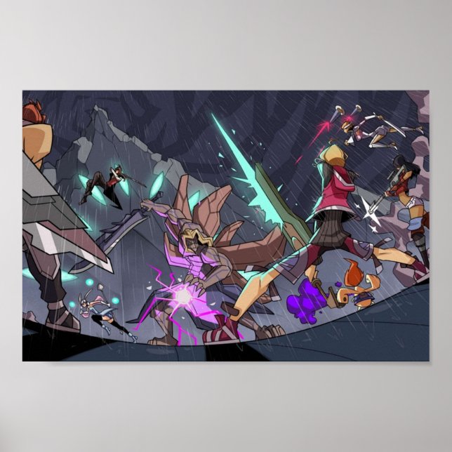 Dickson Schlacht Xenoblade Chronicles Poster (Vorne)
