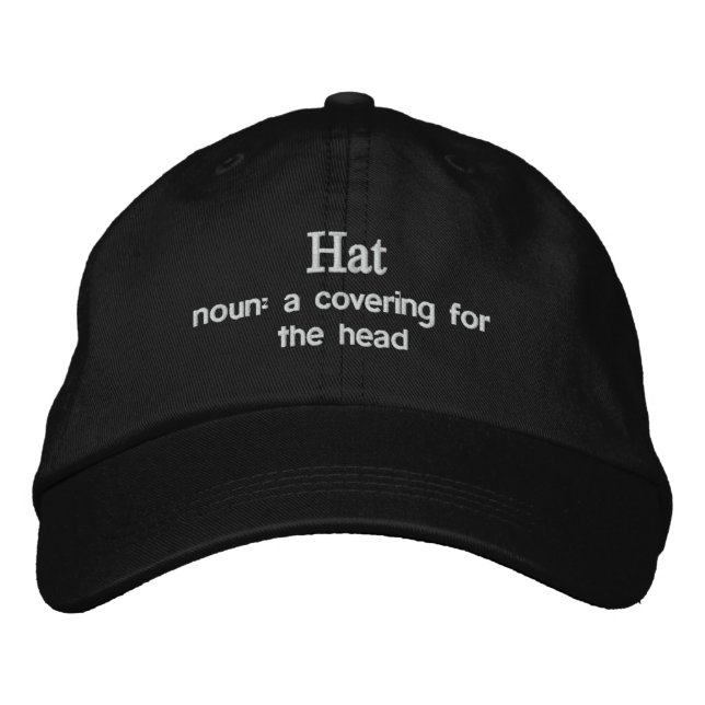 Dictionary.com Hat Bestickte Baseballkappe (Vorderseite)