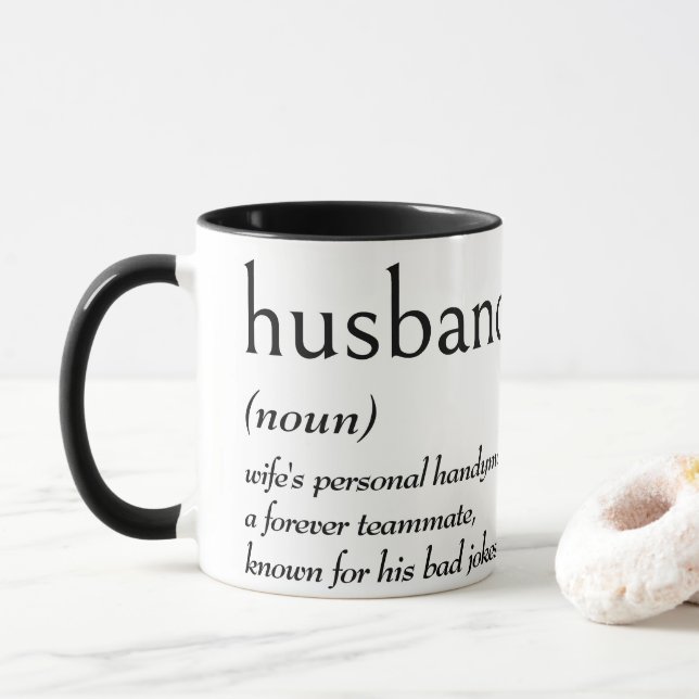 Dictionary Definition for HUSBAND Tasse (Mit Donut)