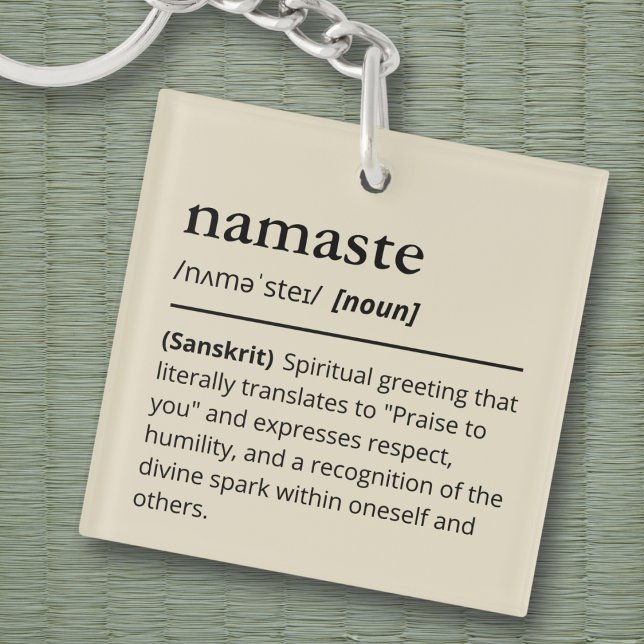 Dictionnaire moderne Namaste Yoga Beige neutre (Créateur téléchargé)