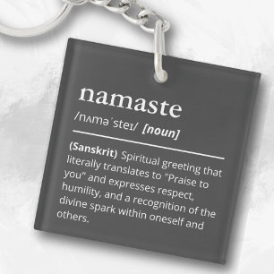 Dictionnaire moderne Namaste Yoga Spirituel Noir