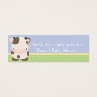 Diddles Farm moo-Vache Baby shower Favoriser Balis