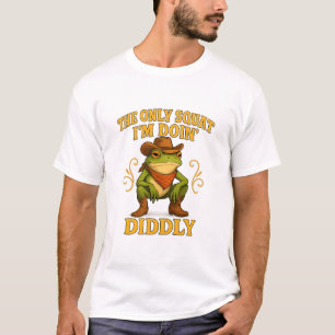 Diddly Squat Meme T-Shirt - Das einzige Squat, das