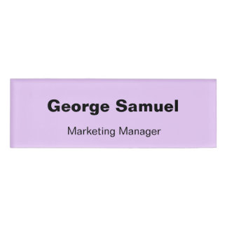 D'identification Badge de nom d'employé pour entreprise simple