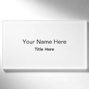 D'identification Badge personnalisé pour employé professionnel