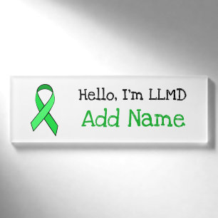D'identification Bonjour personnalisé, Je suis LLMD Badge nominatif
